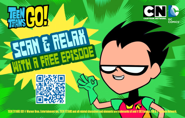 SDCC 2015 WBTV keycard Teen Titans Go - Robin